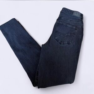 American Eagle Outfitters charcoal grey faded black Jeans size 10 long high rise